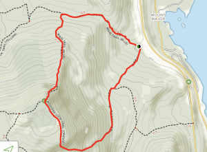 Mount Major trail map