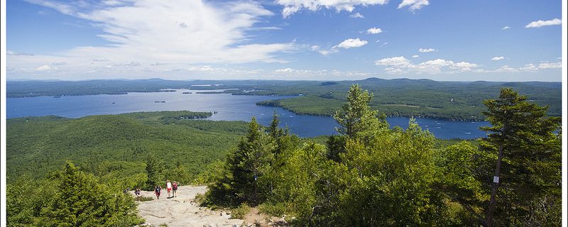 View from the summit of Mount Major, New Hampshire