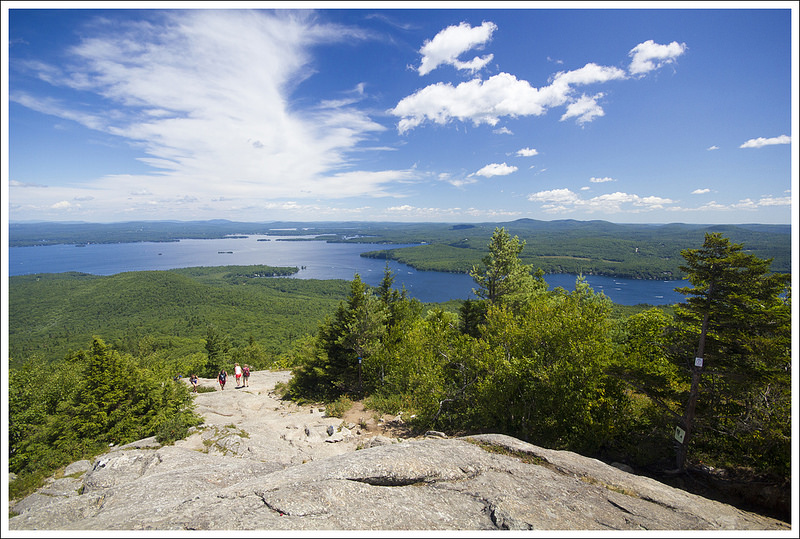 View from the summit of Mount Major, New Hampshire